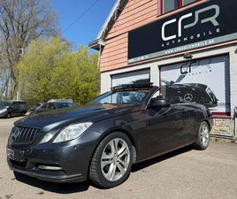 MERCEDES CLASSE E 220 D * CABRIOLET * GPS * CAMERA * CLIM * BT * CUIR