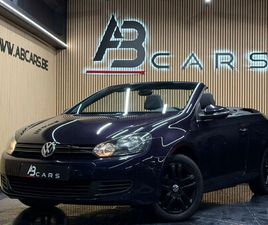 VOLKSWAGEN GOLF CABRIOLET 1.6 CR TDI * GARANTIE 12 MOIS * CABRIOLET *