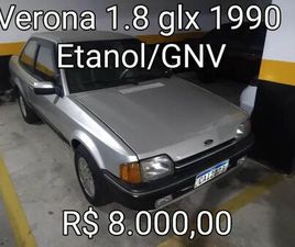 FORD VERONA VENDO FORD VERONA GLX 1.8 (MODELO ANTIGO) 1990 EM GUARULHOS