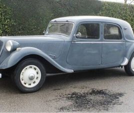 CITROEN TRACTION TRACTION/15 15-6 D GRISE PERLE ROUES PILOTE MALLE PLATE 2EME MAIN