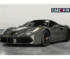 FERRARI 488 GTB GRIGIO SCURO*CARBONE SIÈGES RACING LIFT*ÉCHAPPEMENT SPORT