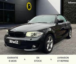 BMW SERIE 1 CABRIO 120 BMW SÉRIE 1 CABRIOLET 120IA 170 CH EDITION EXCLUSIVE /SUIVI BMW/SIÈGES/VOLANT CHAUFFANTS/BI-XÉNON...