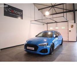 AUDI RS4 V (2) AVANT V6 2.9 TFSI 450 CH QUATTRO - SUIVI COMPLET AUDI - 46'080 KM - TOIT OUVRANT PANORAMIQUE - ÉCHAPPEMENT SPORT RS - PACK ESTHÉTIQUE NOIR BRILLA