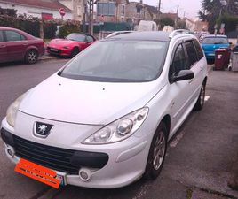 PEUGEOT 307 SW 1.6 HDI■PLAQUETTES ET DISQUES DE FREIN NEUFS, DÉMARREUR NEUF, PNEUS NEUFS, AMORTISSEURS ARRIÈRE NEUFS, INTÉRIEUR PRÉSERVÉ