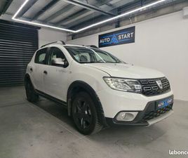DACIA SANDERO II *STEPWAY* 1ÉRE MAIN - SUIVI D'ENTRETIEN RENAULT COMPLET / CAMÉRA + RADARS DE RECUL / CLIMATISATION / BLUETOOTH