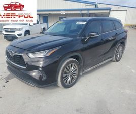 TOYOTA HIGHLANDER TOYOTA HIGHLANDER PLATINUM 2022 3.5L 3.5 BENZYNA 295KM