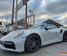 PORSCHE 911 CABRIOLET 992 TURBO S PORSCHE 911 992 CABRIOLET 650CH TURBO S PDK 1ÈRE MAIN CHALK/MALUS PAYE/SUIVI COMPLET