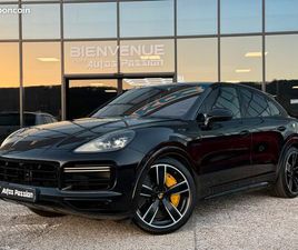 PORSCHE CAYENNE COUPE TURBO 74 990 HT PORSCHE CAYENNE COUPE E-HYBRID 4.0 V8 680 CH TURBO S BVA TIPTRONIC. 2EME MAIN. 70 000KMS