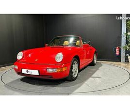 PORSCHE 911 CABRIOLET 964 CARRERA 2 PORSCHE 911 CABRIOLET 964 CARRERA 2 ROUGE INDIEN