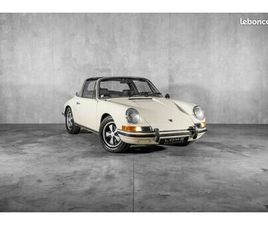 PORSCHE 911 TARGA PORSCHE 911 TARGA CLASSIQUE 2.2L 155CH - IVOIRE CLAIR - RESTAURATION COMPLÈTE - INTERIEUR PEPITA ( PIED DE POULE) - BOITE RÉVISÉE - ÉTANCHÉITÉ A JOUR - INJECTIO