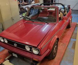 VW GOLF 1 CABRIO RED SPECIAL CANTON ARGOVIE - TUTTI.CH