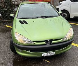 PEUGEOT 206CC TOP ZUSTAND CANTON BÂLE-VILLE - TUTTI.CH