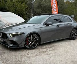 MERCEDES-BENZ CLASSE A35 AMG 2.0 306CH 7G-DCT SPEEDSHIFT 4MATIC ORIGINE FR + SUIVI MERCEDES À JOUR (PACK AÉRO, TOIT OUVRANT, SIÈGES AMG ÉLEC + CHAUFFANTS, BURME