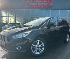 FORD S-MAX II 2.0 TDCI 150CH STOP&START TITANIUM / 7 PLACES / CAMÉRA / GPS / SIÈGES AVANT CHAUFFANT / 2016 / 183 513 KMS