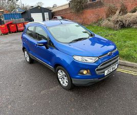 2017 - 1.5 ZETEC SUV 5DR PETROL MANUAL 2WD EURO 5 (112 PS)