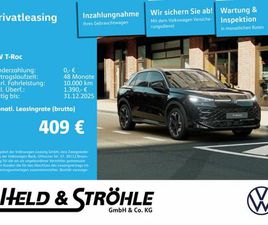 VOLKSWAGEN T-ROC R-LINE 1.5 L ETSI PANO IQ-DRIVE IQ-LIGHT