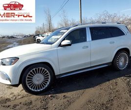 MERCEDES GLS MAYBACH GLS 600 MERCEDES-BENZ MAYBACH GLS 600 4M 2023 4.0L 4.0 BENZYNA 550KM