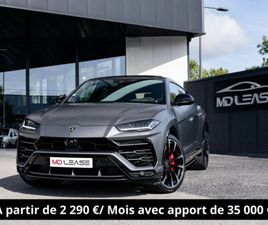 LAMBORGHINI URUS 4.0 V8 650 CH BVA8 - LEASING 2 290 EUROS/ MOIS