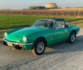 TITOLO TRIUMPH SPITFIRE 1500 1975 PERFETTA