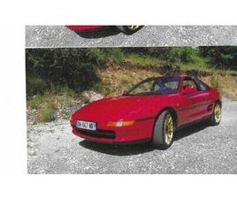 TOYOTA MR 1991 TOYOTA MR2 ROUGE MANUEL, 5 VITESSES CONDUITE À GAUCH...