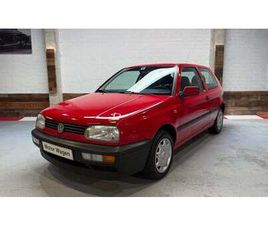 1995 VOLKSWAGEN GOLF ROUGE MANUEL CONDUITE À GAUCHE IN ES...
