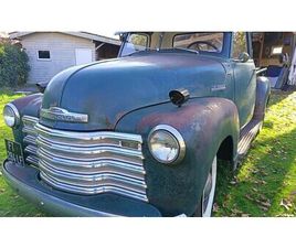 1950 CHEVROLET 3100 VERT FONCÉ MANUEL, 4 VITESSES CONDUIT...