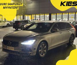 VOLVO V90 D4 VOLVO V90 D4 MOMENTUM AUT. / ADAPT.VAKKARI / WEBASTO / VETOKOUKKU / VOC / PILOT ASSIST / P-KAMERA / JAKOHIHNA VAIHDETTU!