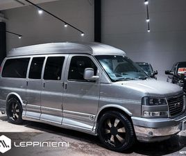 GMC SAVANA 5,3 LIMITED / HENKILÖAUTOKSI REKISTERÖITY! / 7-IST / RAHOITUS / VAIHTO