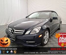 2012 MERCEDES-BENZ E 550 E550 E-CLASS CABRIOLET AMG LINE CONVERTIBLE