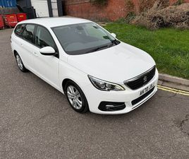 PEUGEOT 308 SW 2020 (70) - 1.5 BLUEHDI ACTIVE PREMIUM ESTATE 5DR DIESEL MANUAL EURO 6 (START/STOP) (130 PS)