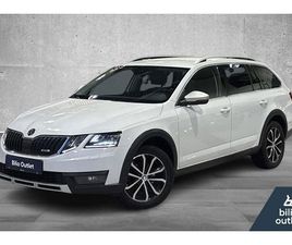 SKODA OCTAVIA SCOUT ŠKODA OCTAVIA SCOUT TDI AUT 4X4 WEBASTO CAM NAVI ADAPTCRUISE CANTON HFESTE 2019 HVIT