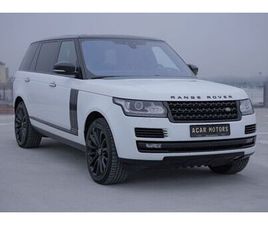 LAND ROVER RANGE ROVER AUTOBIOGRAPHY BLACK LWB*LEDERROT