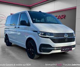 VOLKSWAGEN TRANSPORTER T6 VOLKSWAGEN TRANSPORTER FG 2.8T L1H1 2.0 TDI 198 CH BUSINESS DSG7 5 PLACES TVA RECUPERABLE ATTELAGE CARPLAY