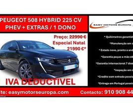 PEUGEOT 508 PEUGEOT 508 HYBRID PLUG IN 225 CV ALLURE PACK E-EAT8 OUTUBRO/20