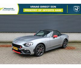 FIAT 124 SPIDER ABARTH MULTIAIR TURBO 170K AUTOMAAT I TWO TONE LEDER I NAVIGATIE I CRUISE CONTROL I BOSE AUDIO