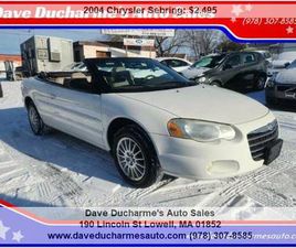 2004 CHRYSLER SEBRING CONVERTIBLE LXI W/LOW MILES