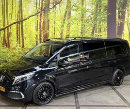 MERCEDES-BENZ V-KLASSE 300D EXTRA LANG DC AVANTGARDE EDITION DUBBEL CABINE AUTOMAAT LEDER 360 CAMERA BURMESTER LED SFEER APPLE CARPLAY