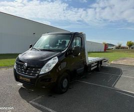 GARANTIE 12 MOIS RENAULT MASTER 3 DÉPANNEUSE / PORTE VOITURE PLATEAU XXL 2.3L DCI 130 CH CONFORT 3 PLACES / CLIMATISATION / CARPLAY- ANDROID AUTO