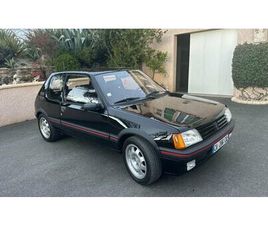 PEUGEOT 205 1987 PEUGEOT 205 NOIR MANUEL, 5 VITESSES CONDUITE À GAUCH...