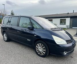 RENAULT GRAND ESPACE BRUGT RENAULT GRAND ESPACE 3,5 V6 DYNAMIQUE 245HK AUT. TIL SALG