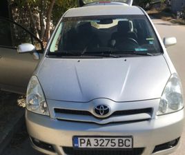 TOYOTA COROLLA VERSO TOYOTA COROLLA VERSO