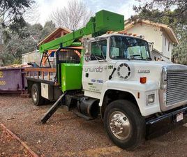 1996 FORD L8000 CRANE TRUCK. 8.3L CUMMINS DIESEL