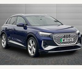 AUDI Q4 E-TRON 40 AUDI Q4 150KW 40 82KWH S LINE 5DR AUTO