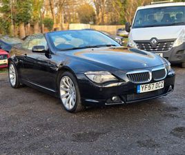 BMW SERIE 6 CABRIOLET 630 2007 BMW 6 SERIES 3.0 630I SPORT CONVERTIBLE AUTO