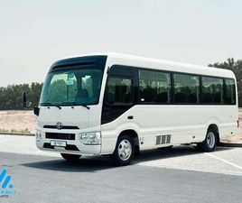 TOYOTA COASTER 23-SEATER BUS 4.0L DIESEL RWD GCC SPECS FULL OPTION WHITE