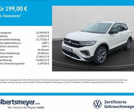 VOLKSWAGEN T-CROSS VOLKSWAGEN T-CROSS 1.0 TSI STYLE +BLACK+MATRIX+NAVI+LM+ZV++