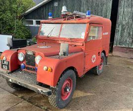 LAND ROVER 80 SÉRIE 1 VÉHICULE DE POMPIERS 4X4 DE 1955