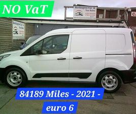 2021 FORD TRANSIT CONNECT 1.5 ECOBLUE 75PS VAN BASE *NO VAT* (84189 MILES) VGC BLUETOOTH STEREO P...