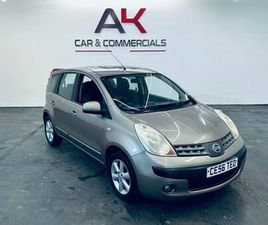 2006 NISSAN NOTE 1.6 16V SE HATCHBACK 5DR PETROL AUTOMATIC (166 G/KM, 109 BHP) HATCHBACK PETROL A...