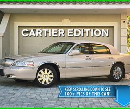 2003 LINCOLN TOWN CAR CARTIER - ONLY 27K MILES! - VINYL ROOF - 2 OWNERS